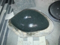 Bassin et évier de salle de bain granit vert naturel