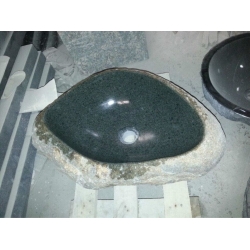 bassin et évier de salle de bain granit vert naturel