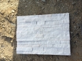 Pierre culturelle de quartzite blanc RSC-001 pour les carreaux muraux