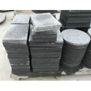 lava stone tiles used for walls or cooking