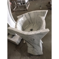 Évier en pierre de marbre de style spécial pour salle de bain