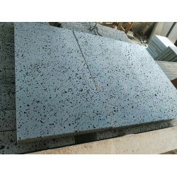 top Tuile en pierre de lave gris foncé hainan basalte à vendre
