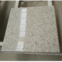 White polished G655 granite tiles