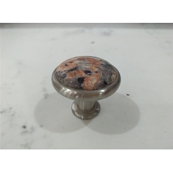 Red Brown Stone Knob for drawer & cabinet